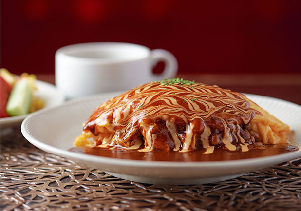 納豆オムライス