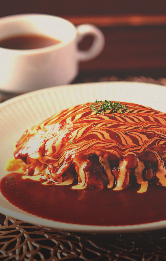 納豆ハヤシオムライス